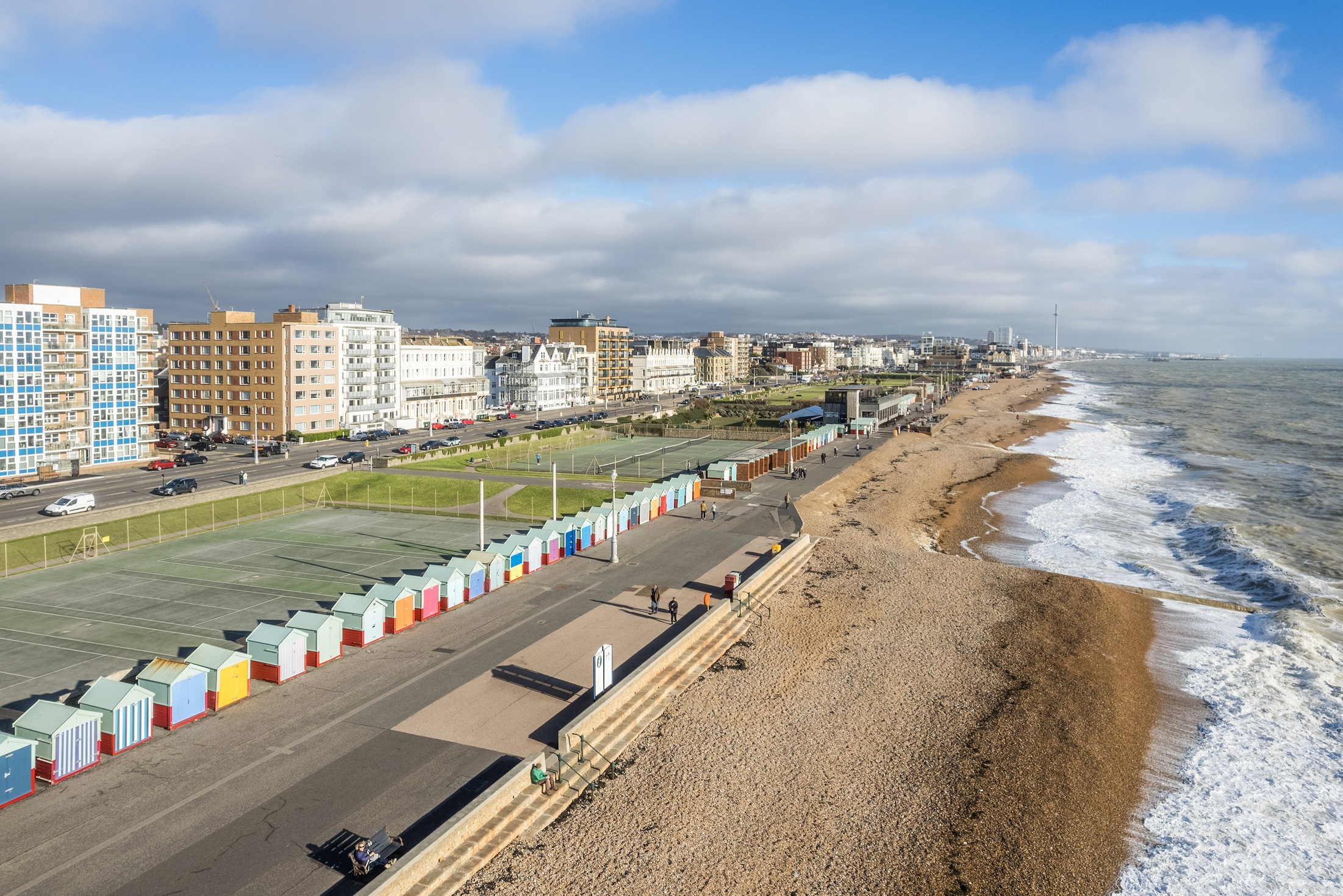 Beach Huts Spring Action