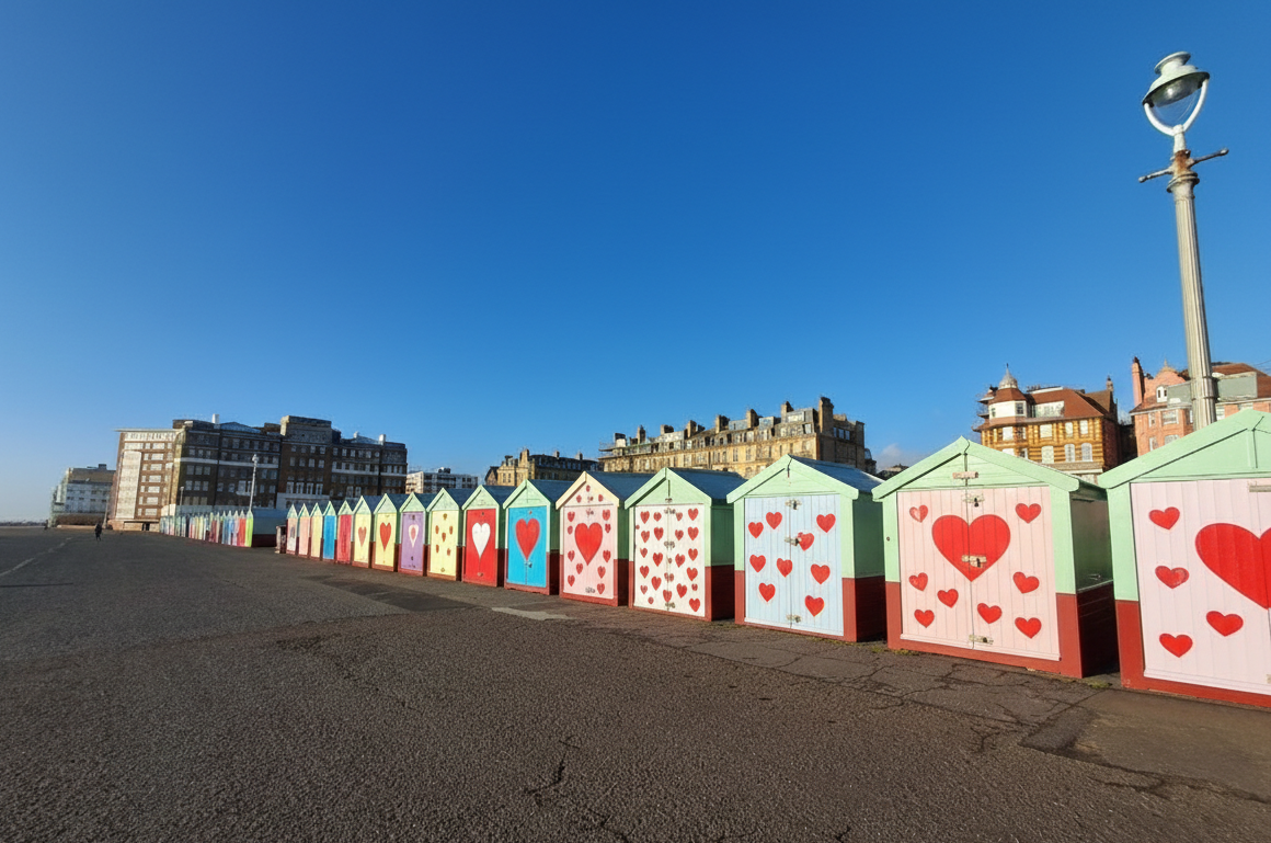 Beach Huts – Celebrate February
